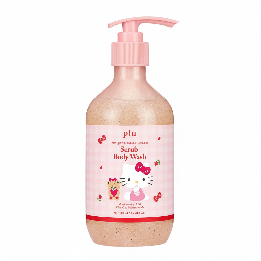 비타글로우 수분광채 스크럽 바디워시 멜로즈 500ml